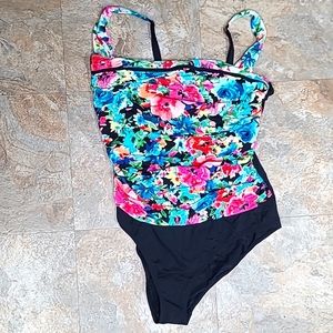 Bleu Rod Beattie one piece swimsuit  18W